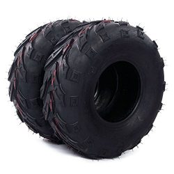 Million Parts Pair ATV Directional Tires 145/70-6 4Ply B