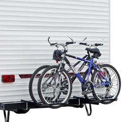 Rage Powersports BC2BM RV/Camper Trailer Bumper Bike Rack for 1-2 Bicycles