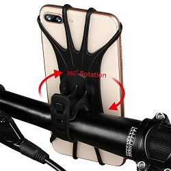 Aonkey Universal Bike Phone Mount, Bicycle Handlebar Cell Phone Holder for iPhone X/ 8/ 8 Plus/  ...