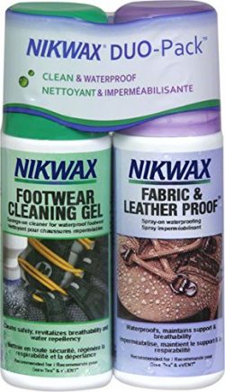 Nikwax Fabric & Leather Footwear Clean/Waterproof DUO-Pack 2 x 125ml