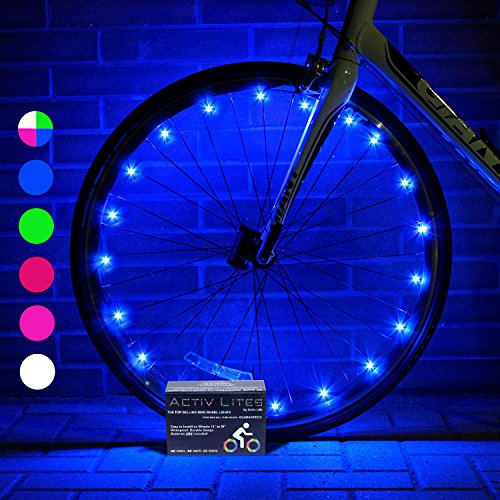Super Cool Bike Wheel Lights (1 Tire, Blue) Best Christmas Gifts, Stocking Stuffers & Birthd ...