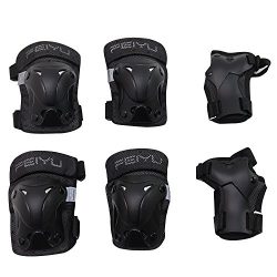 VINQLIQ Durable Children Kids Cycling Roller Skating Protective Gear Knee Elbow Wrist Support Pr ...