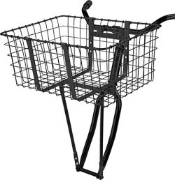 Wald 157 Front Giant Delivery Bicycle Basket (21 x 15 x 9, Black)