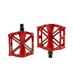 Bike Pedals Alloy Platform Cycling Pedals MTB BMX Bicycle Pedal 9/16 Inch MZYRH