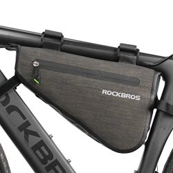 RockBros 100% Waterproof Bike Bag Triangle Large Cycling Tube Pouch Quick Release Frame Bag 5L