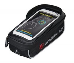 Bike Bag, WATERFLY Frame Bike Bag with Waterproof Touch Screen Bicycle Handbar Front Phone Holde ...