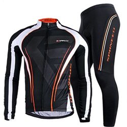 Bicycle Clothing Men,Sponeed Bike Pants Padded Long Sleeve Winter Gear Cycle Jerseys Tights Asia ...