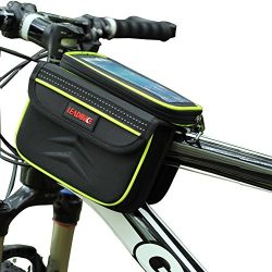 DRUnKQUEEn Waterpoof Frame Front Tube Pannier Bike Bicycle Cycling Saddle Bag by with Detachable ...