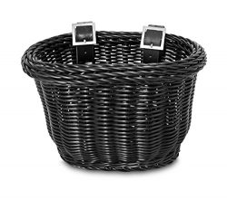 Colorbasket 01624 Kids Front Handlebar Bike Basket, Black