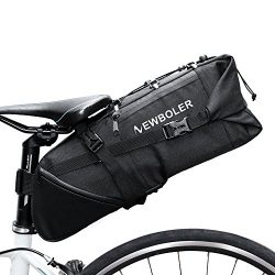 NEWBOLER Bicycle Saddle Bag Bike Seat Bag Under Seat Packs Tail Pouch Cycling Road Backpack10L