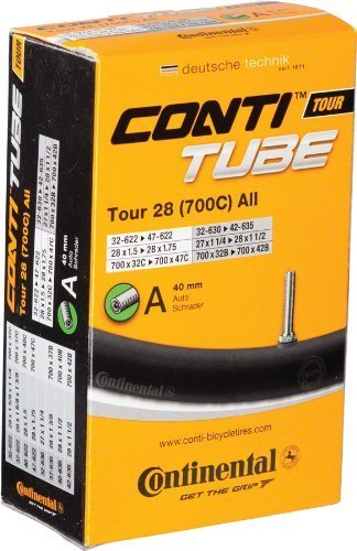 Continental 700c Bicycle Tube, 28/47 40mm Schrader Valve