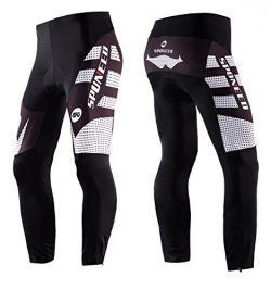 Sponeed Men’s Bike Pants Bicycle Leggings Cycling Tights Padded Bike Wear Compression Pant ...