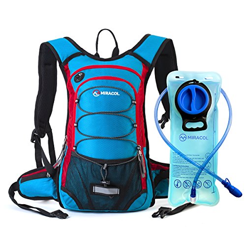 Miracol Hydration Backpack with 2L Water Bladder, Thermal Insulation Pack Keeps Liquid Cool up t ...