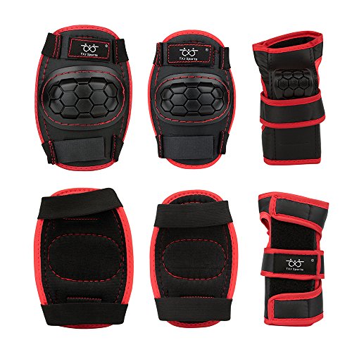 2 	 item_name 	 Sports Protective Gear safety pad Safeguard (Knee Elbow Wrist) Support Pad Set e ...