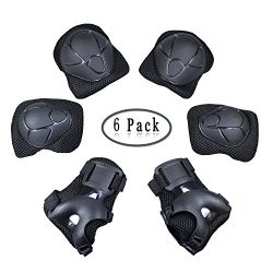 Dostar Kid’s Adjustable Sports Safety Protective Gear Set – Children Knee Pads Elbow ...