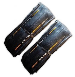 Continental Ultra Sport II 700c x 25mm Road Bike Folding Tires (PAIR – 2 TIRES)