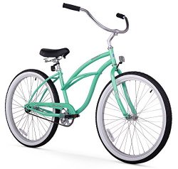 Firmstrong Urban Lady Single Speed – Women’s 26″ Beach Cruiser Bike (Mint Green)