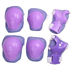 eNilecor Kid’s Knee Pads Elbow Pads Wrist Guards for Skateboarding Cycling Inline Skating  ...