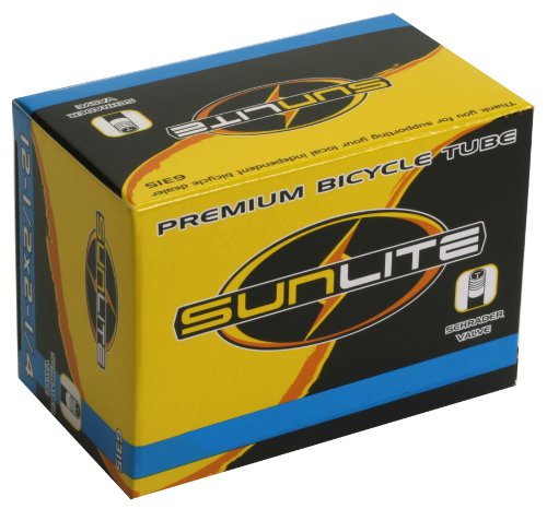 Sunlite Bicycle Tube 12-1/2 x 2-1/4 (1.75) Angled 70 Degree SCHRADER valve