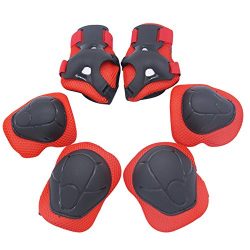 Kid Protective Gear Set Bioamy Knee Pads Elbow Pads with Whist Guards Sport Safety Guard for Cyc ...
