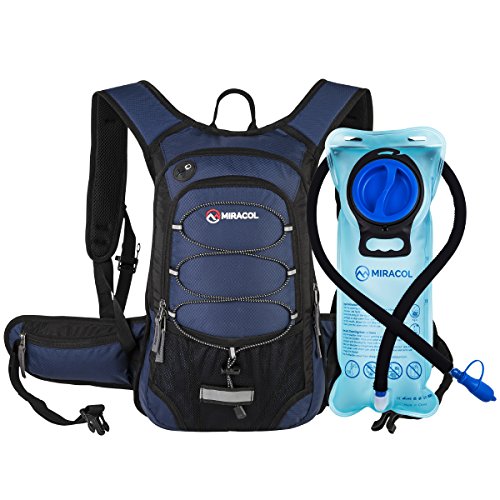 Miracol Hydration Backpack with 2L Water Bladder – Thermal Insulation Pack Keeps Liquid Co ...