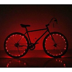 Soondar Super Bright 20-LED Bicycle Bike Rim Lights, Red