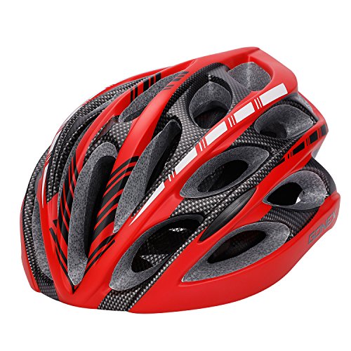 Adult Bike Helmet, Gonex Cycling Road Helmet with Safety Light, Adjustable 58-62cm, 24 Integrate ...