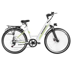 ANCHEER Electric Bike, 26 Inch Electric Commuter Bicycle with 36V 10 Ah Lithium Battery, 250W Br ...