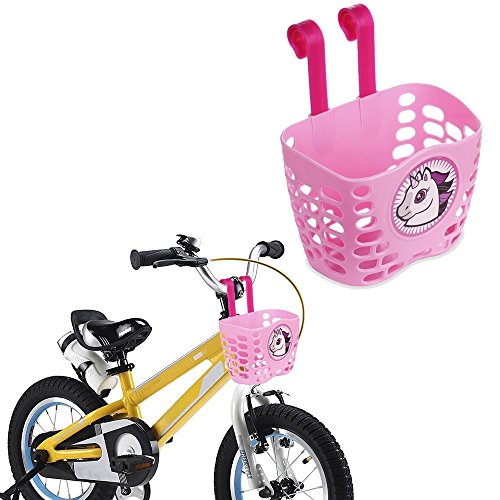 Kid’s Bike Basket, Mini-Factory Cute Cartoon Unicorn Pattern Bicycle Handlebar Basket for  ...
