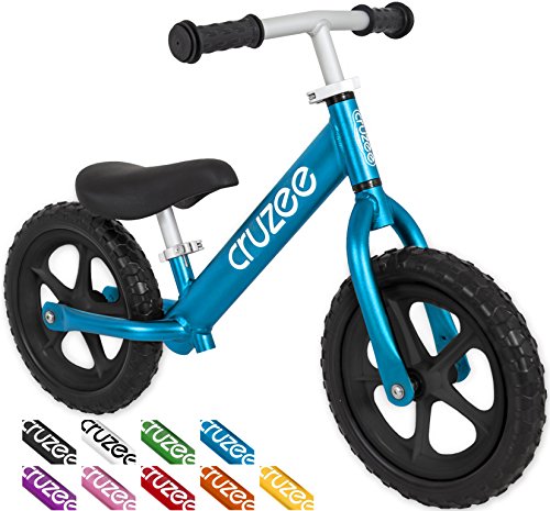 Cruzee UltraLite Balance Bike (4.4 lbs) for Ages 1.5 to 5 Years | Blue BW– Best Sport Push Bicyc ...