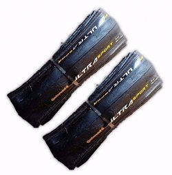 Continental Ultra Sport II 700c x 23mm Road Bike Folding Tires (PAIR – 2 TIRES)