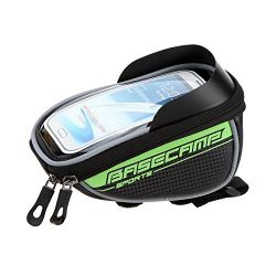 Basecamp Bike Bag Phone Holder, Cycling Bicycle Bike Front Frame Bags Top Tube Pouch handlebar B ...