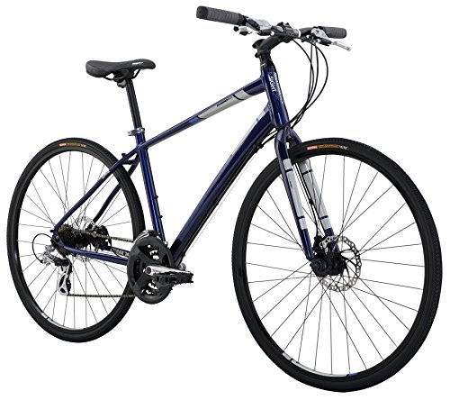 Diamondback Bicycles Insight 2 Complete Hybrid Bike, 22″/X-Large, Blue