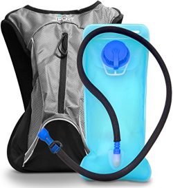 Aduro Sport 3L Hydration Backpack [Hydro-Pro], BPA Free Water Bladder, Unisex, Water Resistant,  ...