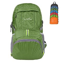 Sumtree 35L Ultra Lightweight Foldable Packable Backpack , Men and Women Durable Light Hiking Cy ...