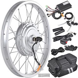 AW 16.5″ Electric Bicycle Front Wheel Frame Kit For 20″ 36V 750W 1.95″-2.5R ...