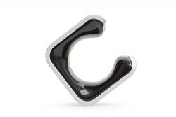 Hornit CLUG Bike Clip Indoor Outdoor Road Bicycle Storage System, White/Black