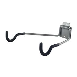 Stalwart 75-ST6016 Bike Rack Wall Hook, Wall Mount Flip-Up Bike Storage, Bicycle Holder / Hanger ...