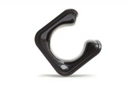 Hornit CLUG Bike Clip Indoor Outdoor Road Bicycle Storage System, Black/Black