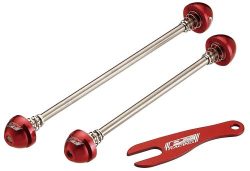 PZ Racing CR5.3QR Alloy 6061 Bike Skewer, Red