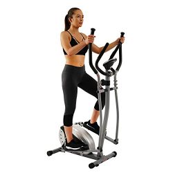 Elliptical Trainer with Hand Pulse Monitoring System by Sunny Health & Fitness – SF-E905