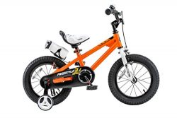 Royalbaby RB16B-6O BMX Freestyle Kids Bike, Boy’s Bikes and Girl’s Bikes with traini ...