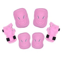 Dostar Kid’s Adjustable Sports Safety Protective Gear Set – Children Knee Pads Elbow ...