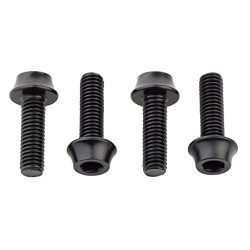 Wolf Tooth Precision Anodized Water Cage Bolts (Black)