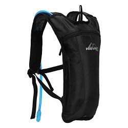 Veevanpro Hydration Pack with 2L Water Bladder for Outdoor Activities Black