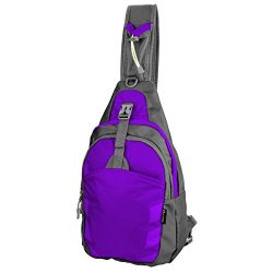 LC Prime Sling Bag Backpack Chest Shoulder Compact Fanny Sack Satchel Outdoor Bike nylon fabric  ...