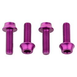 Wolf Tooth Precision Anodized Water Cage Bolts (Purple)