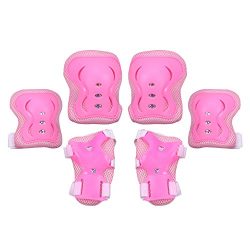 ANCHEER Protective Gear Set For Kids/Youth Knee Pads Elbow Pads Wrist Guards Safety Gear For Cyc ...