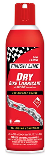 Finish Line DRY Bike Lubricant with Teflon (17-Ounce Aerosol)