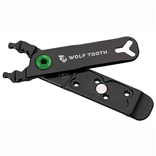 Wolf Tooth Components Combo Masterlink Pliers Multi-Tool Black w/ Green Bolt